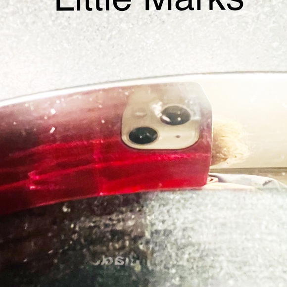 Annie Glass Platinum Oval Tray 8.5” x 13.5” Preowned, Collectible Glass Decor - Picture 5 of 5